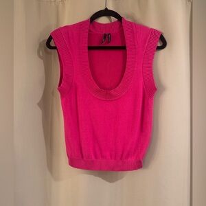 Takeout Pink Sleeveless Women's Top